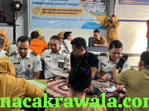 Lapas Pati Bersinergi dengan Dinas Kesehatan Kabupaten Pati dan Dokter Kesehatan Polresta Pati Gelar Cek Kesehatan Gratis bagi Petugas dan Warga Binaan