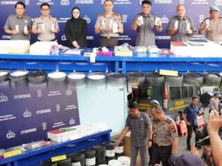 Polresta Malang Kota Bongkar Peredaran Kosmetik Ilegal Omzet Tembus Rp.100 Juta