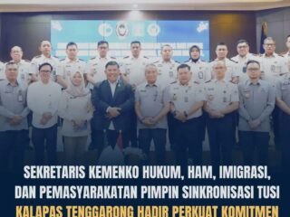 Kalapas Kelas IIA Tenggarong Hadiri Sinkronisasi Tugas dan Fungsi Kemenko Kumham Imipas, Perkuat Sinergi Antarinstansi