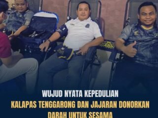 Setetes Darah, Sejuta Harapan: Lapas Kelas IIA Tenggarong Gelar Donor Darah Gabungan Bersama UPT Pemasyarakatan