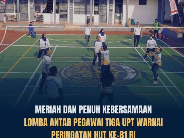 Semangat Merah Putih Pererat Sinergi, Tiga UPT Pemasyarakatan Tenggarong Gelar Lomba Antarpegawai Sambut HUT RI ke-81