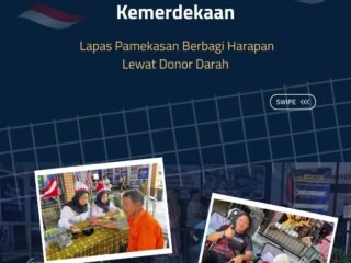 Di Balik Semarak Kemerdekaan, Lapas Pamekasan Berbagi Harapan Lewat Donor Darah