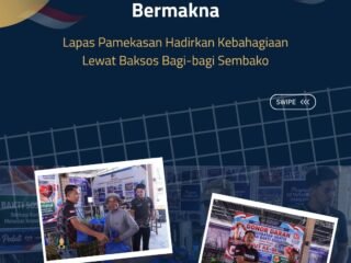 Kemerdekaan Makin Bermakna, Lapas Pamekasan Hadirkan Kebahagiaan Lewat Baksos Bagi-Bagi Sembako