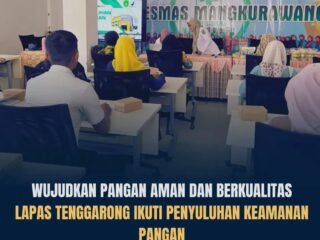 Perkuat Keamanan Pangan, Lapas Kelas IIA Tenggarong Ikuti Bimtek Penyuluhan Keamanan Pangan