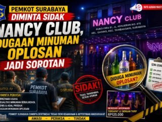 Pemkot Surabaya Diminta Sidak Nancy Club, Dugaan Minuman Oplosan Jadi Sorotan