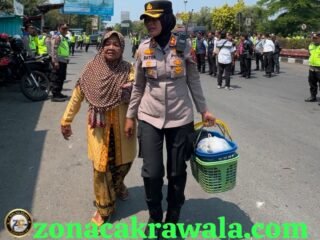 Kedepankan Pelayanan Humanis, Kapolres Kendal Borong Telur Pedagang Kecil Saat Aksi Damai KPUS