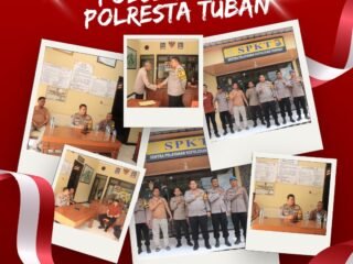 Kapolresta Tuban Sidak Polsek Kerek, Pastikan Kesiapan Personel dan Kualitas Pelayanan Publik