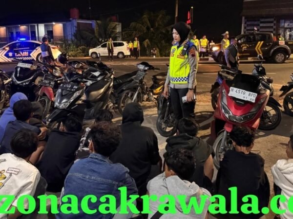 Polres Kendal Amankan 62 Remaja dan 48 Motor Saat Patroli Balap Liar di Weleri