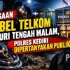 Dugaan Kabel Telkom Dicuri Tengah Malam, Polres Kediri Dipertanyakan Publik