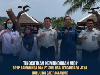 PVP Samarinda dan PT Sun Tiga Bersaudara Jaya Jajaki Kerja Sama Pelatihan Vokasi di Lapas Tenggarong