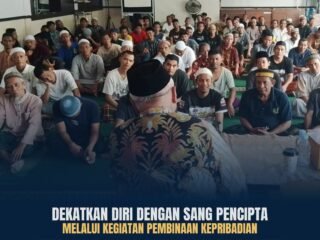 Tingkatkan Keimanan WBP melalui Pembinaan Kepribadian