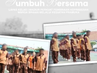 Tumbuh Bersama, Lapas Kelas I Madiun Perkuat Pembinaan Kepribadian Warga Binaan melalui Kegiatan Pramuka