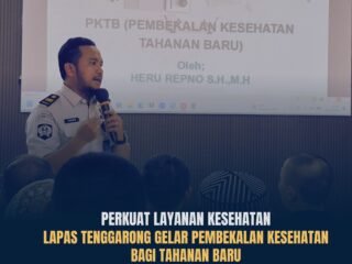Lapas Tenggarong Gelar Sosialisasi PKTB bagi Tahanan Baru, Perkuat Kesadaran Hidup Sehat