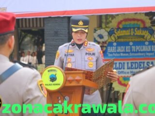 Penyegaran Organisasi, Kapolres Kendal Pimpin Upacara Sertijab Tiga Kasat dan Penyerahan Jabatan Kabagren