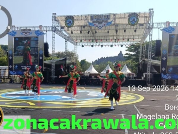DPC Lindu Aji Kendal Hadiri Pelantikan Pengurus DPP di Borobudur Suguhkan Tari Opak Abang