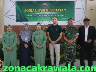 Kodim 0736/Batang Gelar Sosialisasi Kesehatan "Nutrisi Sumber Kehidupan"