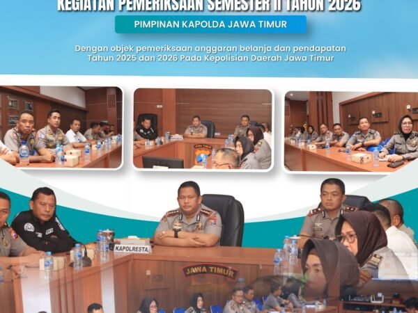 Kapolresta Tuban Ikuti Entry Meeting Pemeriksaan Semester II Tahun 2026