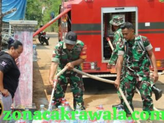 Saat Air Bersih Sulit Didapat, Kodim 0715/Kendal Hadir Bantu Warga Desa Kalirejo