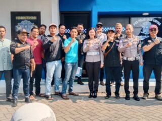 Audiensi dua Lembaga DPC LPK-RI dan KDBR dengan Satlantas Polres Kota Blitar