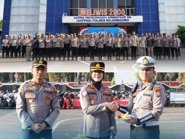 Kapolres Bojonegoro Pimpin Apel Hari Lalu Lintas Bhayangkara Ke-71