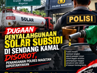 Dugaan Solar Subsidi di Sendang Kamal Disorot, Publik Menanti Kejelasan Penanganan Polres Magetan