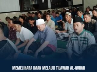 Memelihara Iman Melalui Tilawah Al-Qur’an, 34 WBP Lapas Tenggarong Ikuti Pembinaan Keagamaan