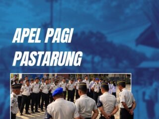 Apel Pagi Lapas Kelas IIA Tenggarong, Kalapas Tekankan Pentingnya Integritas dan Harga Diri