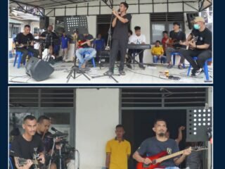 Nah Lok Band, Hadirkan Hiburan Hangat di Waktu Kunjungan Lapas Kelas IIA Tenggarong
