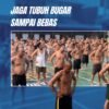 Jaga Tubuh Bugar Sampai Bebas, Warga Binaan Lapas Tenggarong Rutin Berolahraga