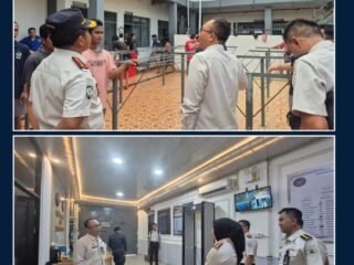 Perkuat Pengawasan dan Pendekatan Humanis, Kakanwil Yan Rusmanto Kontrol Blok Hunian Lapas Tenggarong