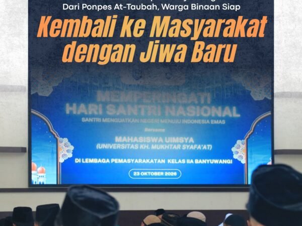 Hari Santri di Lapas Banyuwangi: Ponpes At-Taubah Bekali Warga Binaan dengan Nilai Keagamaan dan Kemandirian