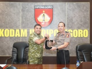 Kasdam IV/Diponegoro Terima Kunjungan Peserta Didik Sespimti Polri Dikreg Ke-36