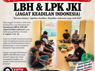 LBH & LPK Jagat Keadilan Indonesia Resmi Berdiri, Siap Hadir Berikan Edukasi dan Bantuan Hukum bagi Masyarakat
