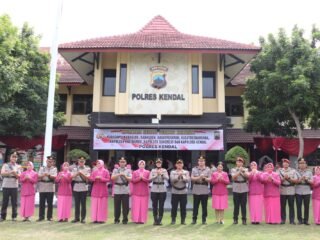 Polres Kendal Lakukan Rotasi 14 Pejabat, Sertijab Berlangsung Aman dan Tertib